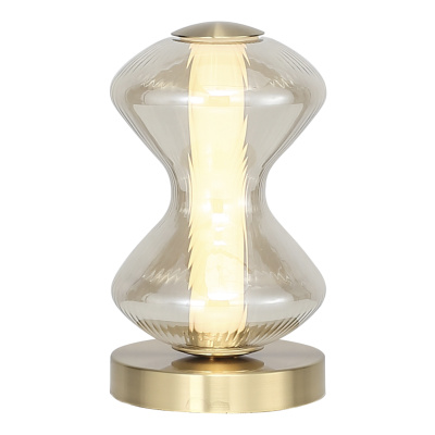 Прикроватная лампа ST-Luce золото/коньячный LED 1*6W 3000K SL6136.204.01