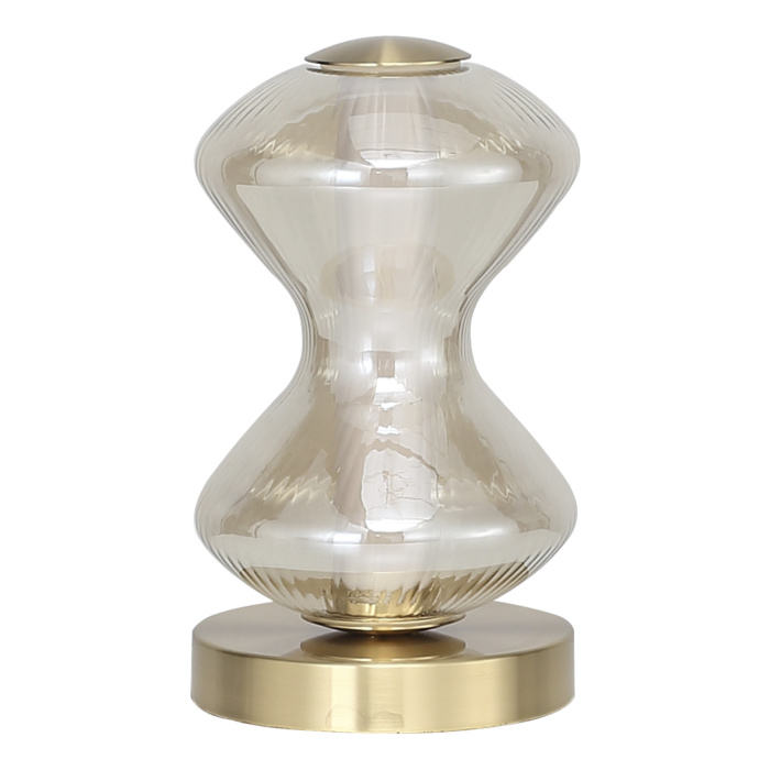 Прикроватная лампа ST-Luce золото/коньячный LED 1*6W 3000K SL6136.204.01