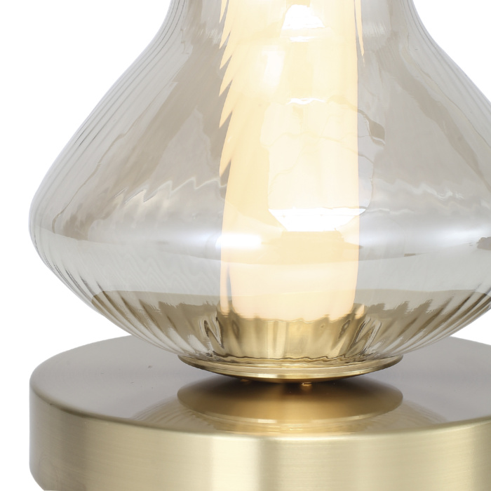 Прикроватная лампа ST-Luce золото/коньячный LED 1*6W 3000K SL6136.204.01