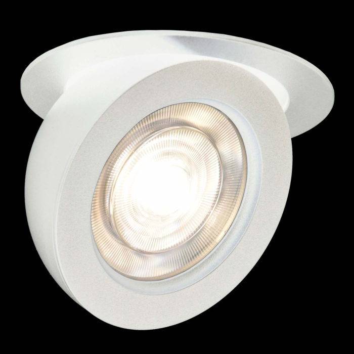 Светильник встраиваемый Белый LED 1*10W 4000K 850Lm Ra>90 38° IP20 D109xH60 180-240V ST654.548.10