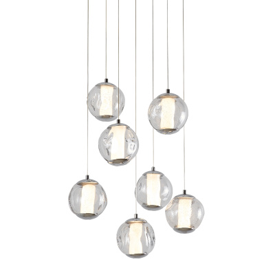 Подвесной светильник Delight Collection OD2437 OD2437-7 gold/clear