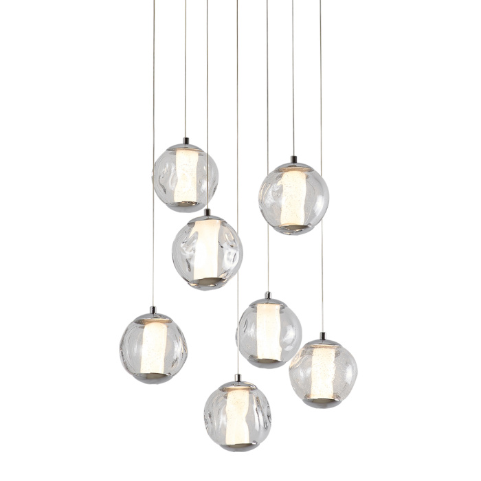 Подвесной светильник Delight Collection OD2437 OD2437-7 gold/clear