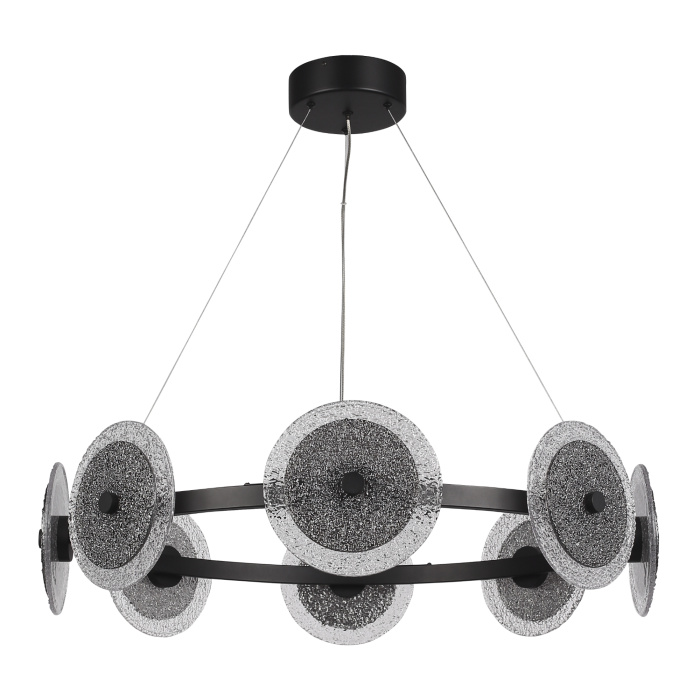 Светильник подвесной ST-Luce черный/дымчатый LED 1*44W 4000K SL6142.443.01