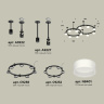 Комплект подвесного светильника Techno Ring с акрилом Ambrella light XR92221002