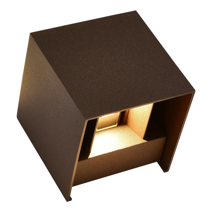 Светильник уличный настенный ST-Luce кортен/кортен LED 1*10W 2700K SL9513.601.01