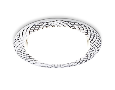 Встраиваемый точечный светильник GX53 Ambrella light G818 W