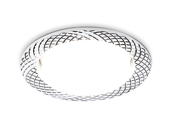 Встраиваемый точечный светильник GX53 Ambrella light G818 W