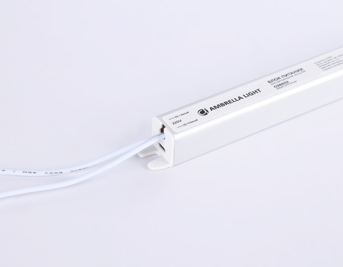 Блок питания ультратонкий для светодиодной ленты 12V 24W 2A IP20 185-260V 172*18*18 GS8602 Ambrella light GS8602