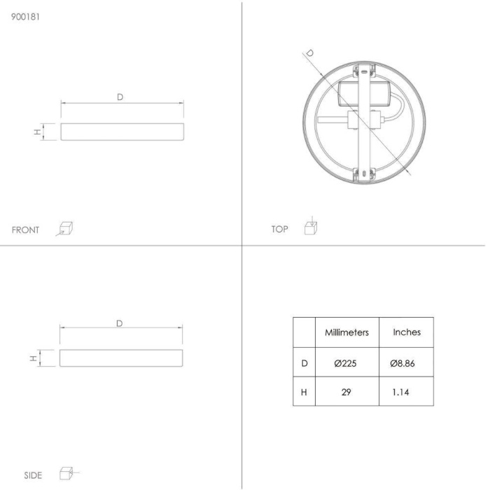 Настенно-потолочный светильник FUEVA 5 EGLO 900181