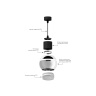 Корпус светильника накладной для насадок D60/70mm с LED подсветкой Ambrella light C1104