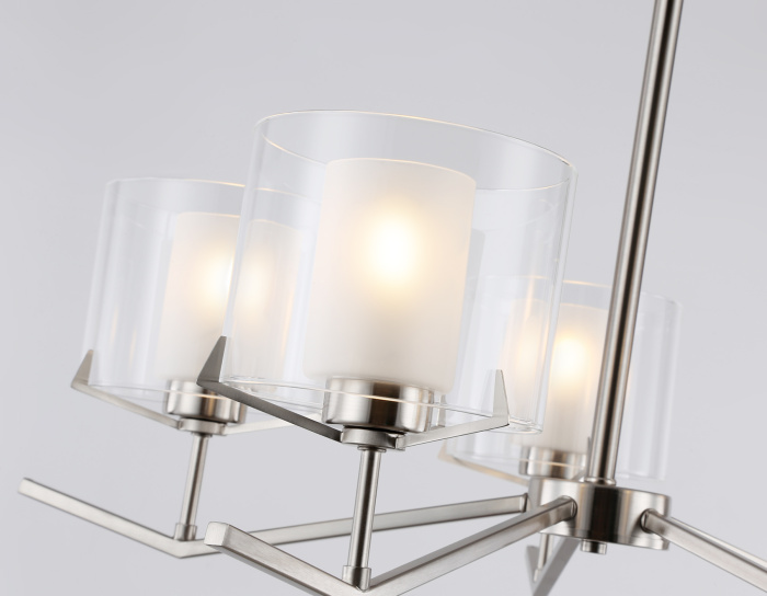 Люстра со стеклянными плафонами на штанге Ambrella light LH57001
