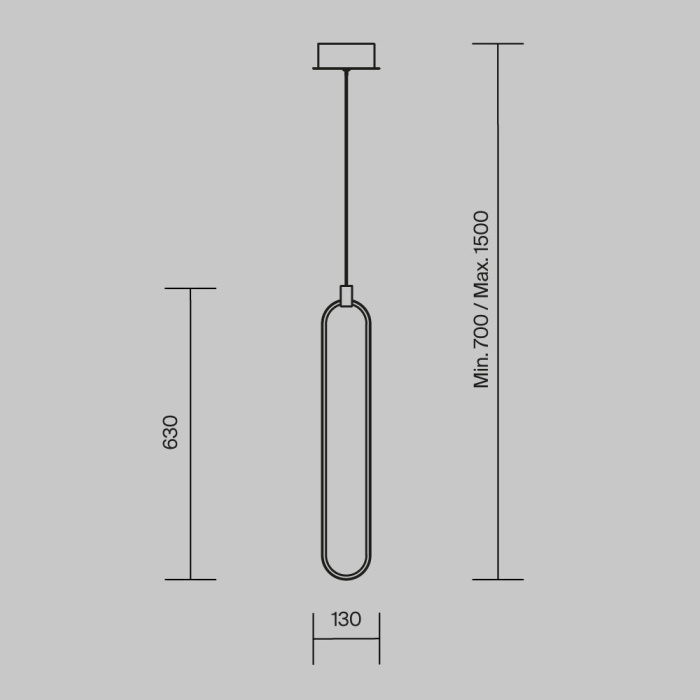 Подвесной светильник Maytoni Chain MOD017PL-L13G