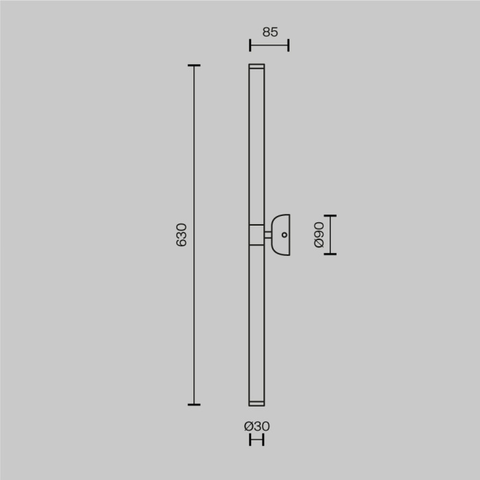 Бра Maytoni Axis MOD106WL-L16G3K