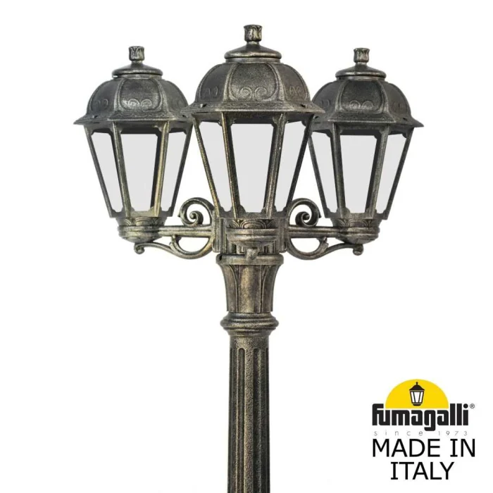Садово-парковый светильник Fumagalli ARTU BISSO/SABA 3L K22.158.S30.BXE27