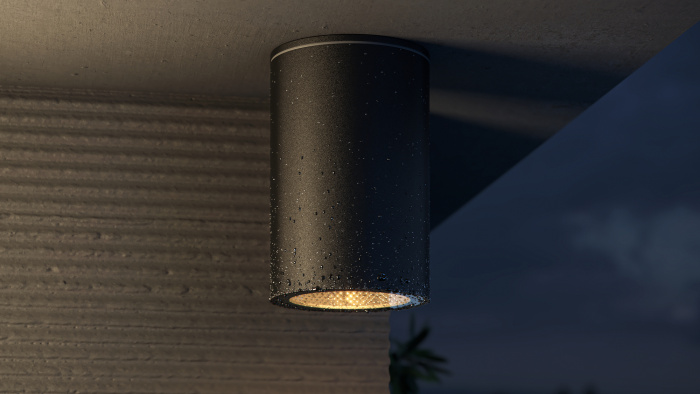 Накладной уличный светильник Maytoni Roll O307CL-01B