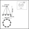 Подвесная люстра Lumion Luazana 8254/9