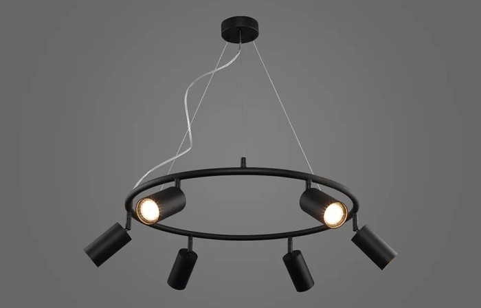 Люстра подвесная Crystal Lux RIVO SP6 BL