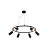 Люстра подвесная Crystal Lux RIVO SP6 BL