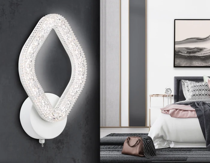 Настенный светодиодный светильник с выключателем на корпусе Ambrella light FA3931