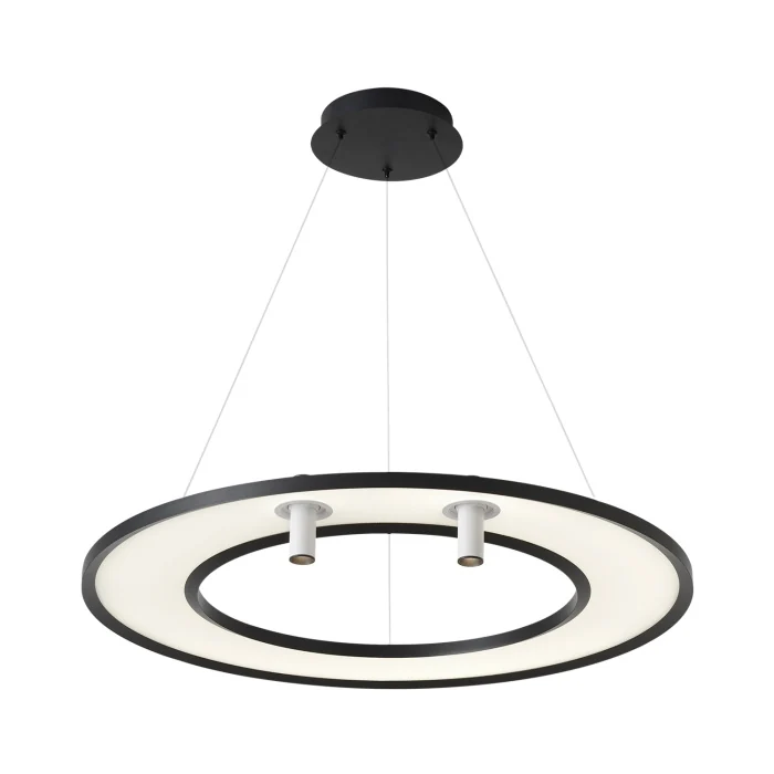 Светильник подвесной Crystal Lux CONTOUR SP50W LED BLACK