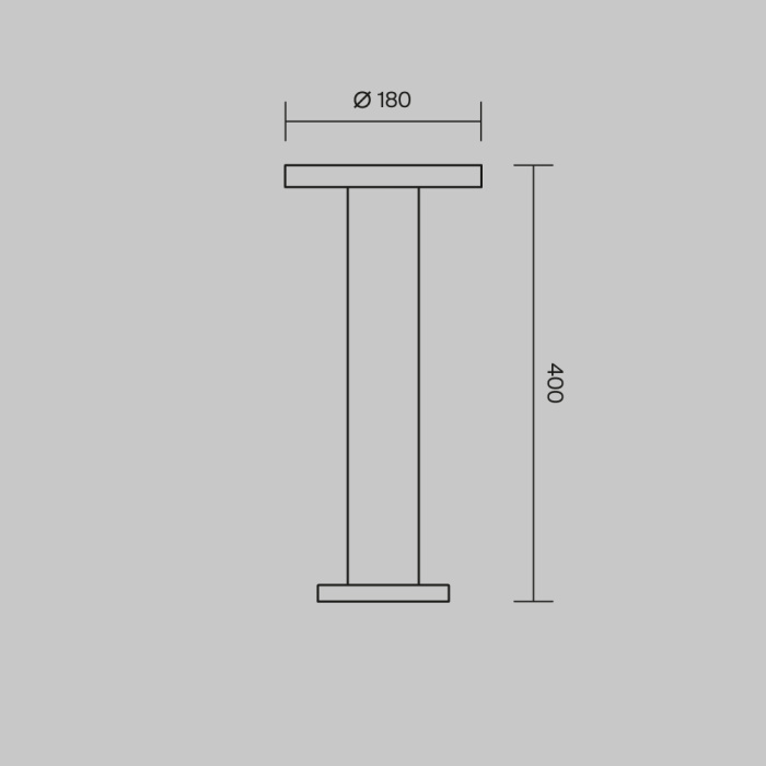 Садово-парковый светильник Maytoni Wald O420FL-L12GF