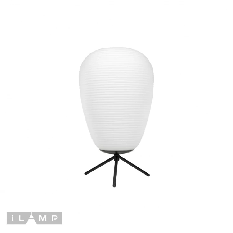 Настольная лампа iLamp Moon AТ9041-1B Белая