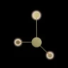 Настенный светильник Loft it Rays 10059GD