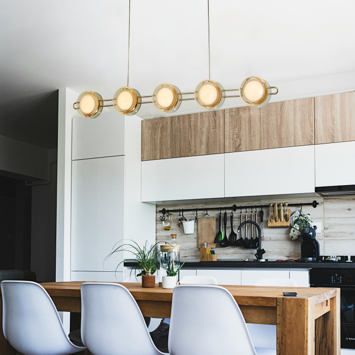 Подвесной светодиодный светильник Favourite Yo-Yo 4334-8P