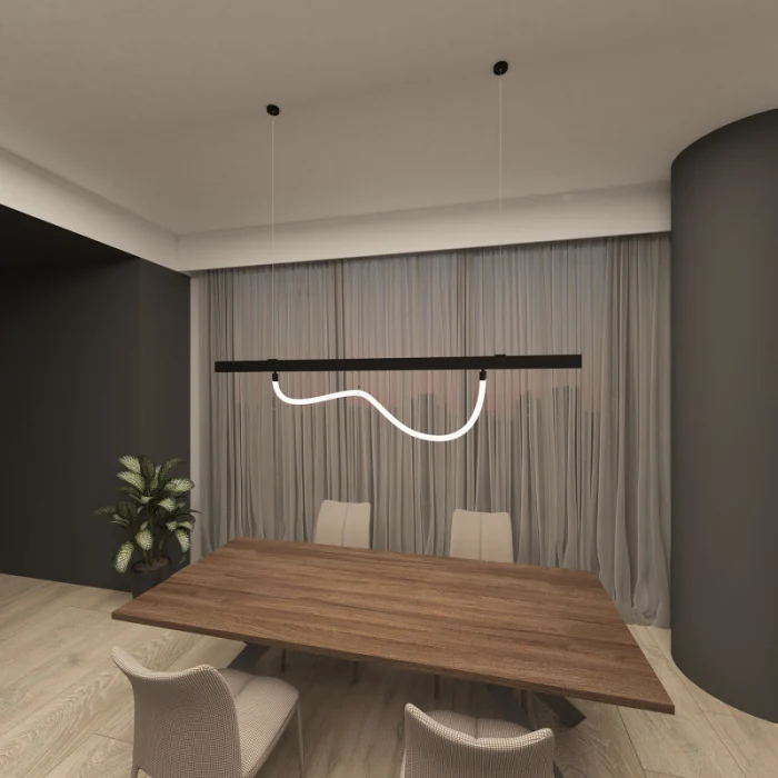 Светильник на шине Denkirs SMART RAY DK8060-BK