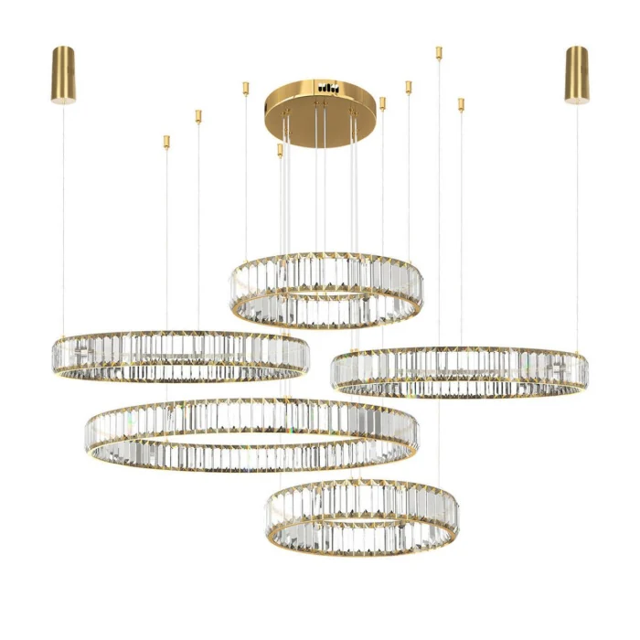 Подвесной светильник Loft it Crystal ring 10135/5 Gold