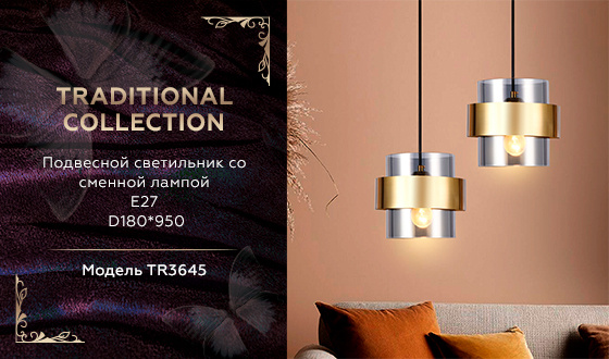 Подвесной светильник со сменной лампой Ambrella light TR3645