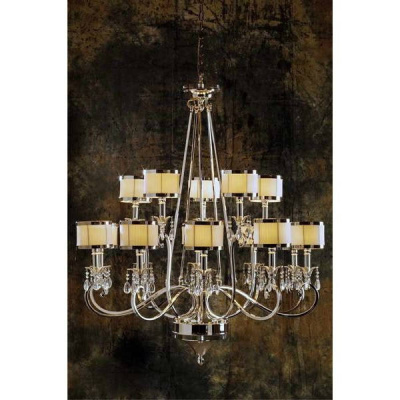 Подвесная люстра L&#039;Arte Luce Luxury Lombard L00515 с подвесками из хрусталя