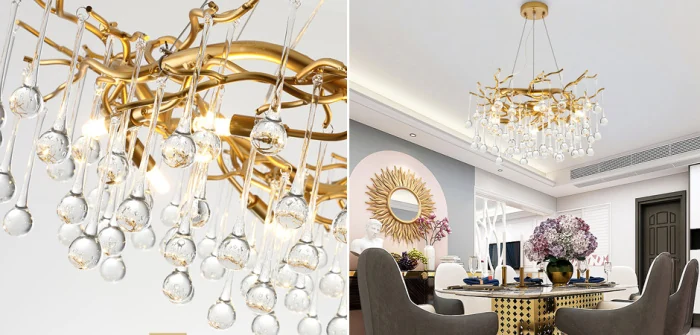 Люстра Droplet Chandelier ImperiumLoft