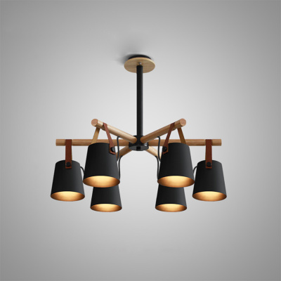 Люстра потолочная на штанге NATURA C6 black ImperiumLoft