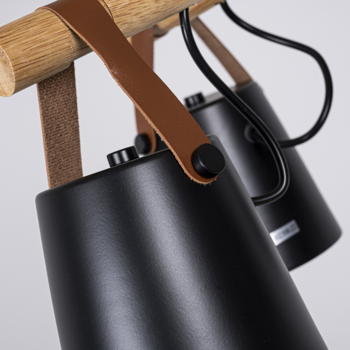 Люстра потолочная на штанге NATURA C6 black ImperiumLoft