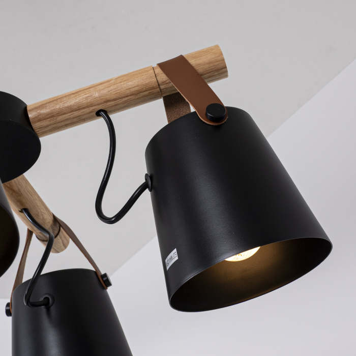 Люстра потолочная на штанге NATURA C6 black ImperiumLoft