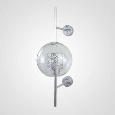 Настенный светильник CATCH WALL ball L55 steel ImperiumLoft