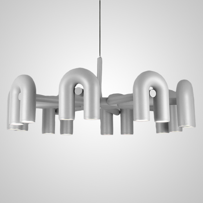 Подвесная люстра FANNY 16 Grey ImperiumLoft