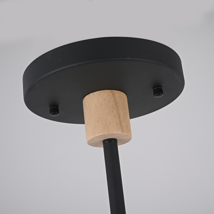 Подвесная люстра TURNA DBL L6 Black ImperiumLoft