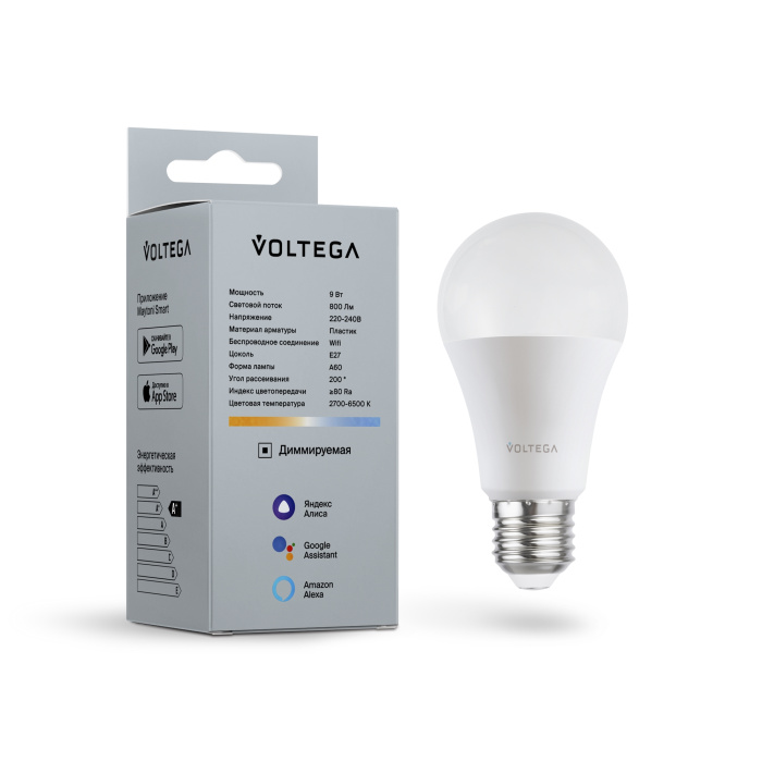 Светодиодная лампа Voltega Wi-Fi bulbs 2429