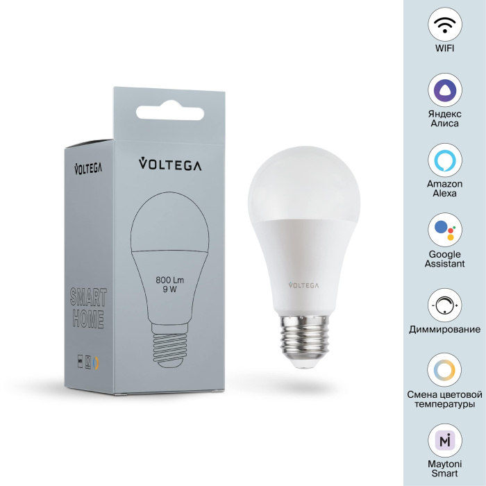 Светодиодная лампа Voltega Wi-Fi bulbs 2429