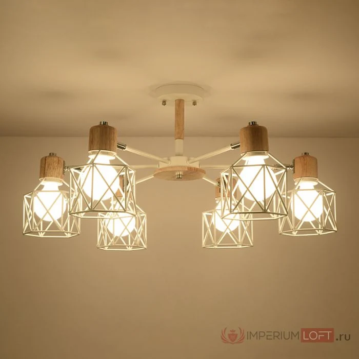 Потолочная люстра CORF B3 White 3 lamps ImperiumLoft