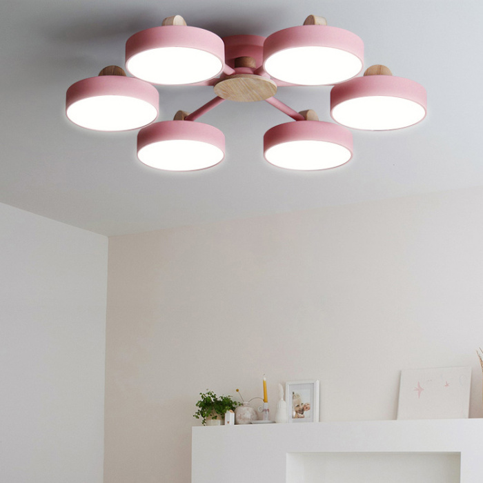 Потолочная люстра MOVE 8 Pink ImperiumLoft