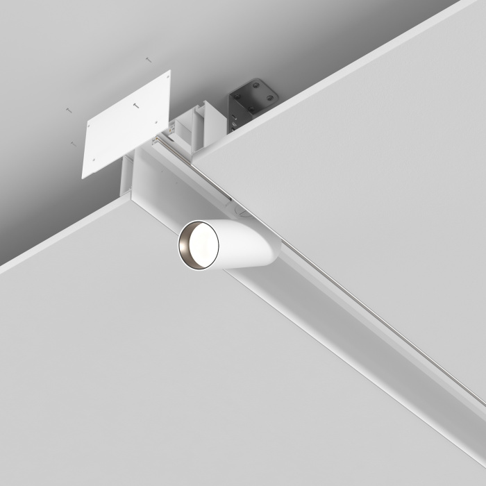 Алюминиевый профиль ниши скрытого монтажа для ГКЛ потолка Maytoni ALM-11681-PL-W-2M