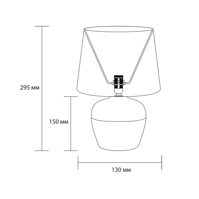 Настольная лампа EYRENA ESCADA 10173/L Grey