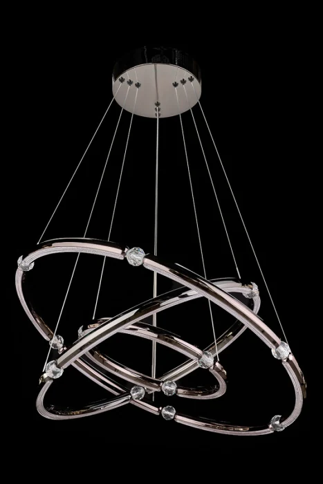 Подвесная люстра Leon Ani LE7710/800-3K Black/Chrome