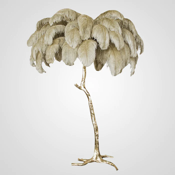 Торшер страусиные перья Feather Lamp A MODERN GRAND TOUR ImperiumLoft