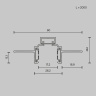 Шинопровод встраиваемый Maytoni Busbar trunkings Exility TRXM034-422W