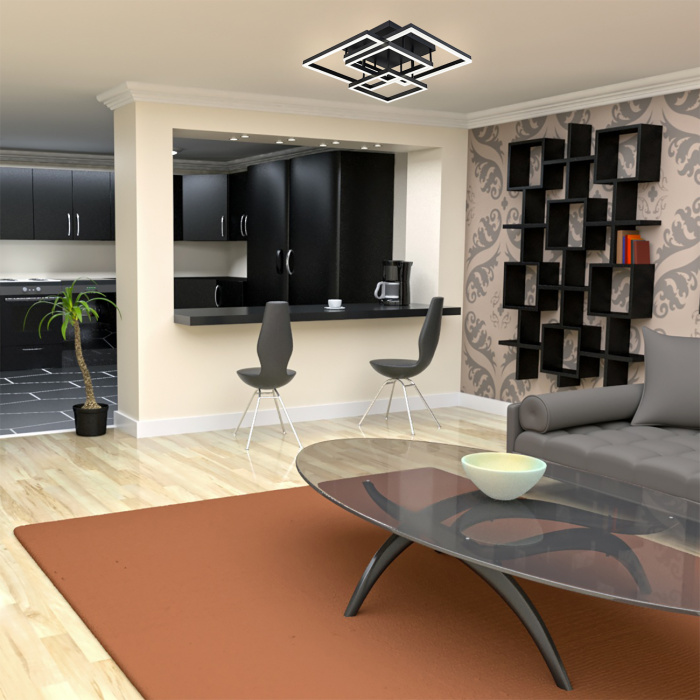 Потолочный светильник UNION ESCADA 10229/4LED Black