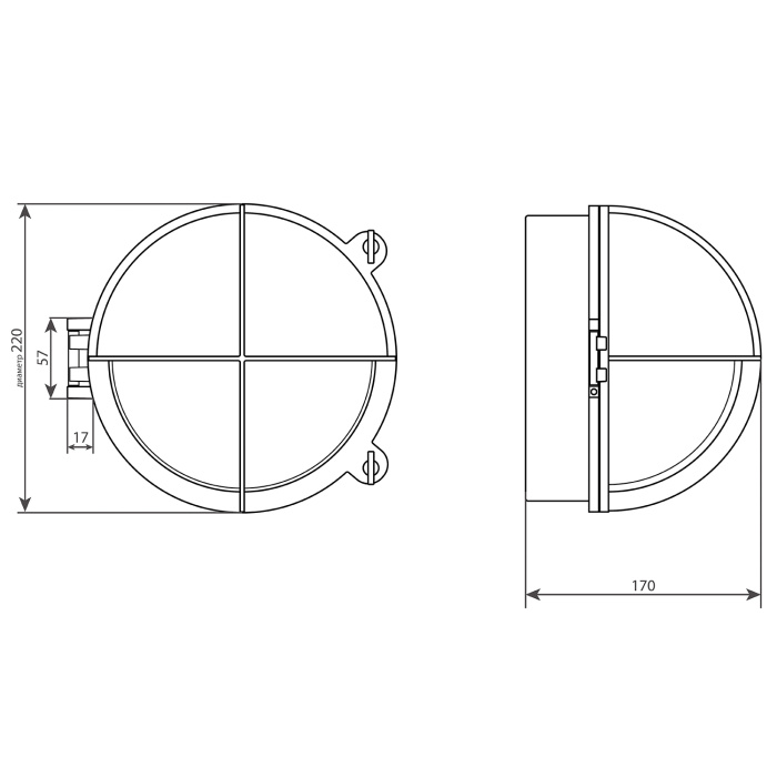 Уличный настенный светильник Covali WL-30742
